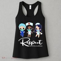 Respect Support Healthcare Workers Women's Tank Top thumb 3