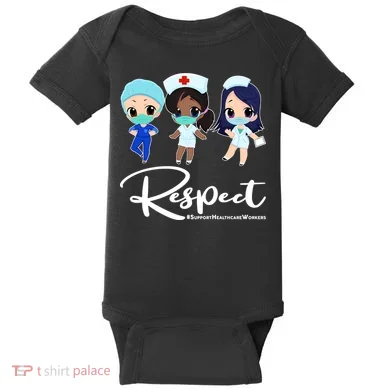 Respect Support Healthcare Workers Baby Bodysuit
