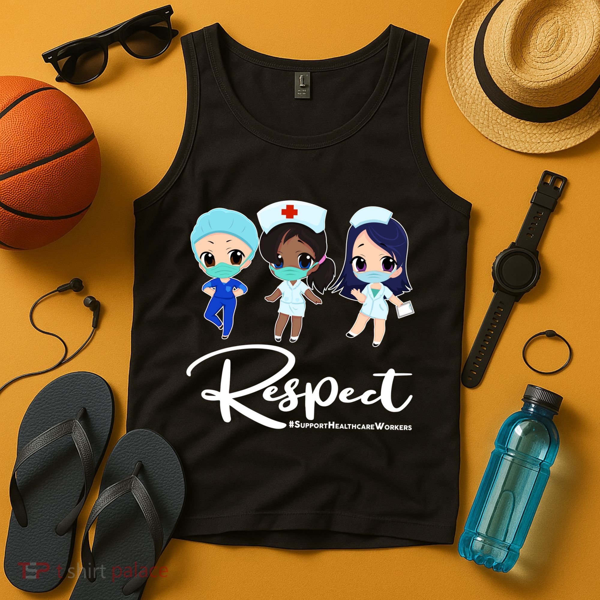 Respect Support Healthcare Workers Tank Top