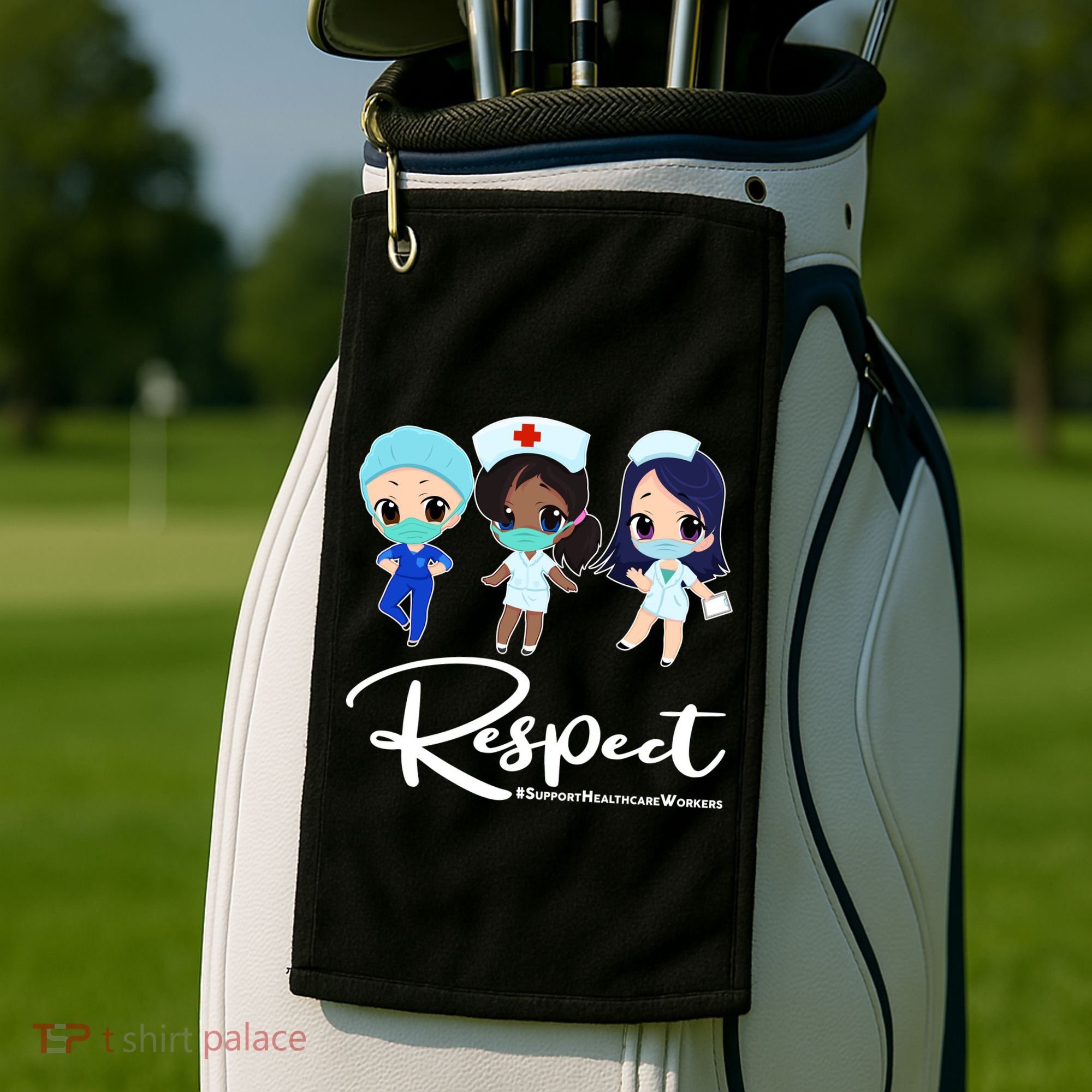 Respect Support Healthcare Workers Golf Towel