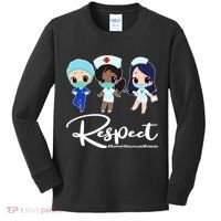 Respect Support Healthcare Workers Kids Long Sleeve Shirt thumb 0