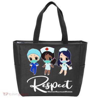 Respect Support Healthcare Workers Tote Bag