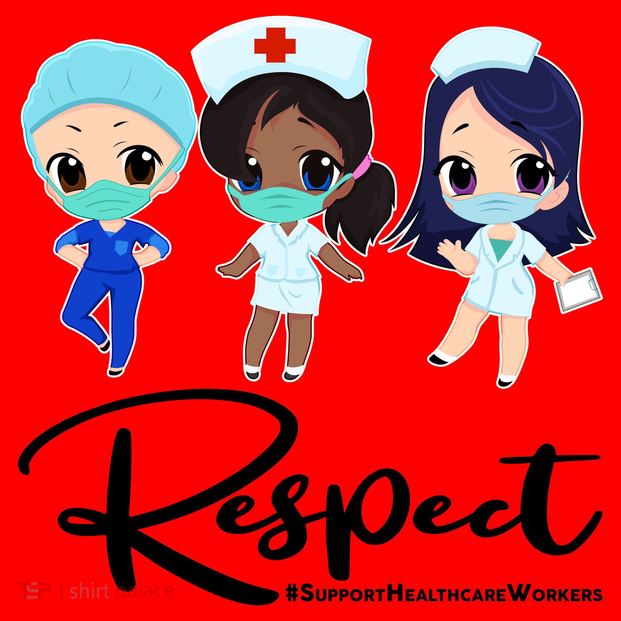 Respect Support Healthcare Workers Santa Hat