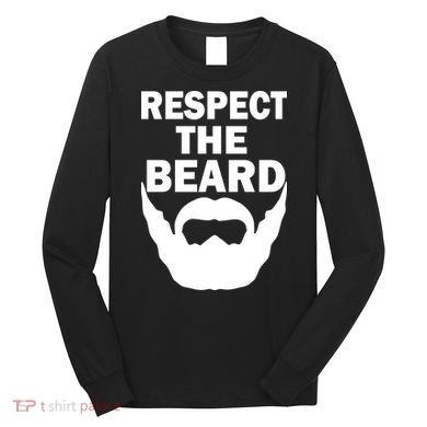 Respect The Beard Long Sleeve Shirt