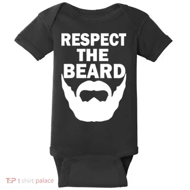 Respect The Beard Baby Bodysuit