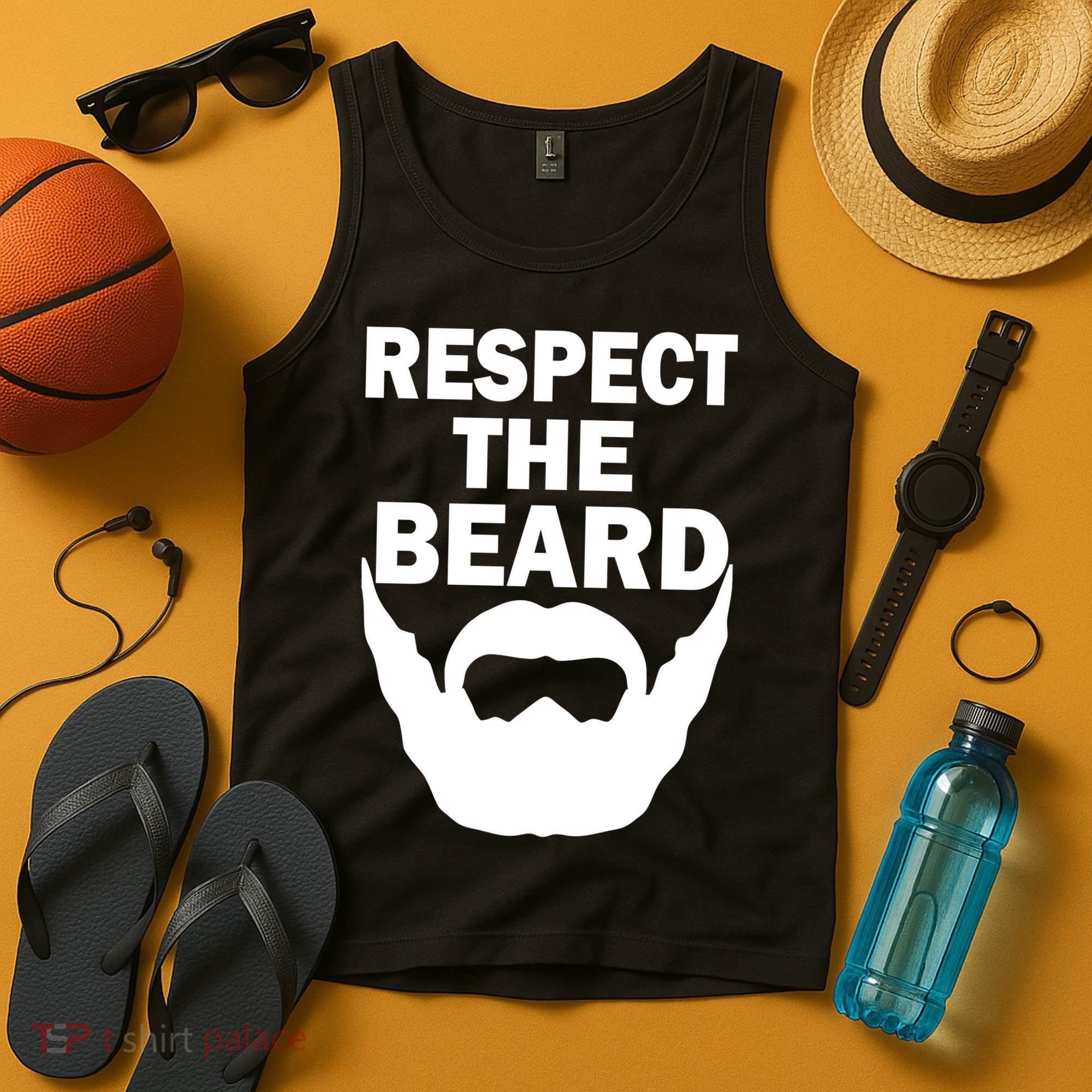 Respect The Beard Tank Top