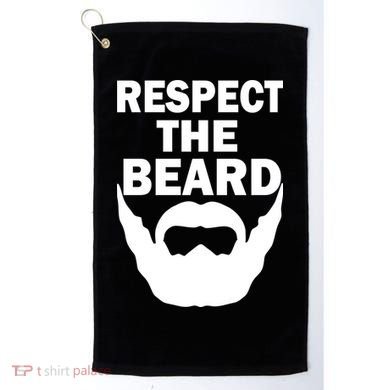 Respect The Beard Golf Towel