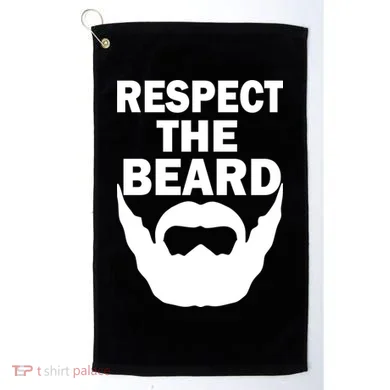 Respect The Beard Golf Towel