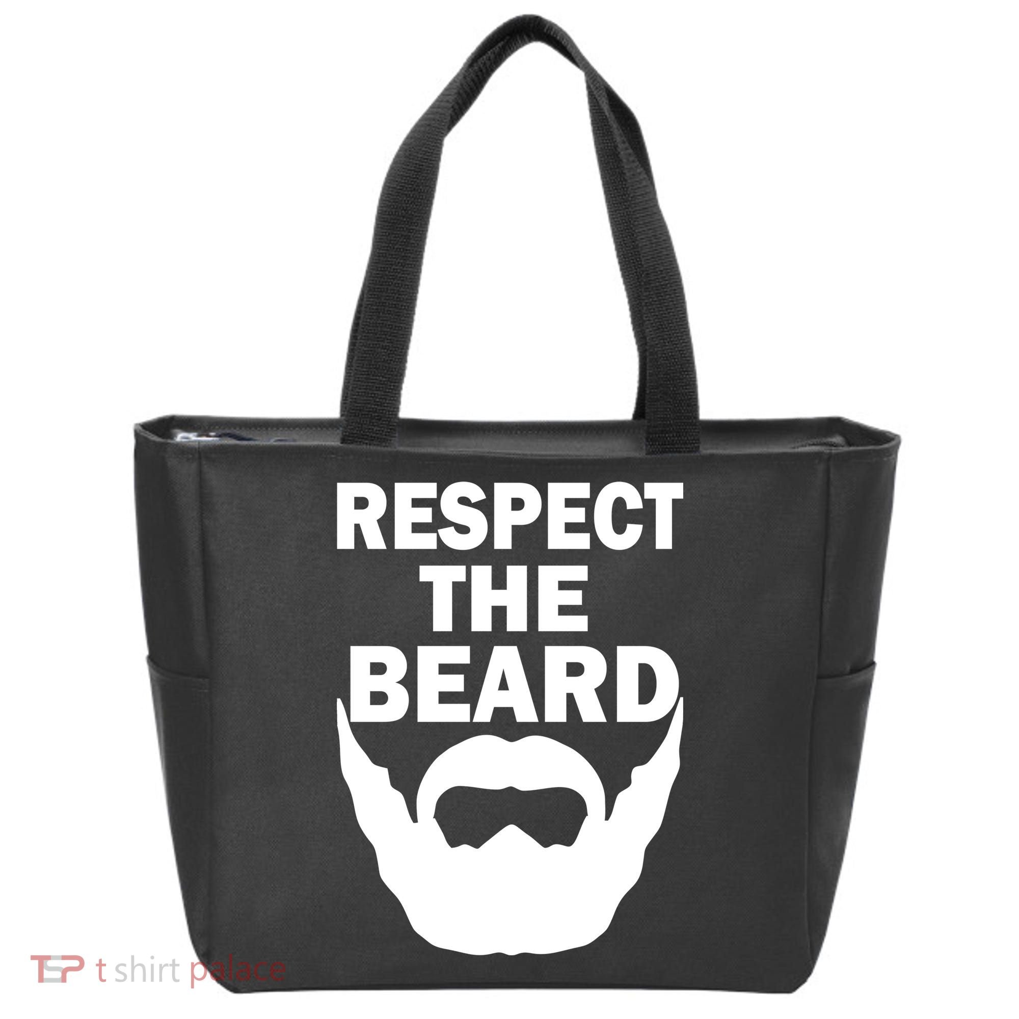 Respect The Beard Tote Bag
