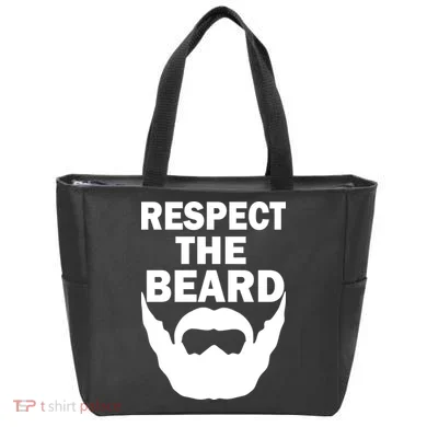 Respect The Beard Tote Bag