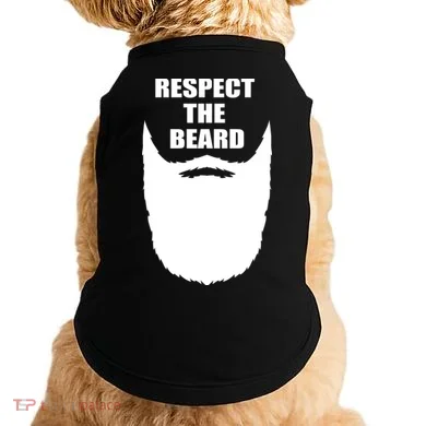Respect The Beard Funny Bearded Doggie Tank
