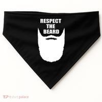 Respect The Beard Funny Bearded USA-Made Doggie Bandana thumb 0