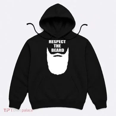 Respect The Beard Funny Bearded Hoodie