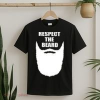 Respect The Beard Funny Bearded T-Shirt thumb 2