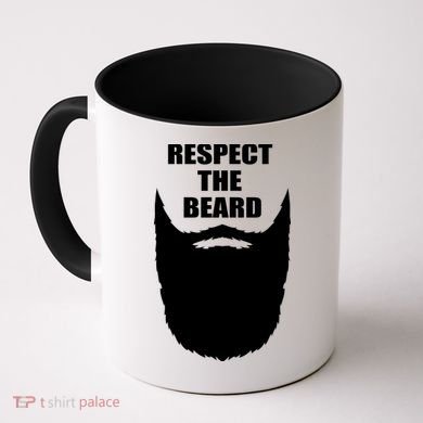 Respect The Beard Funny Bearded Coffee Mug