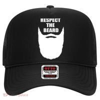 Respect The Beard Funny Bearded Hat thumb 0