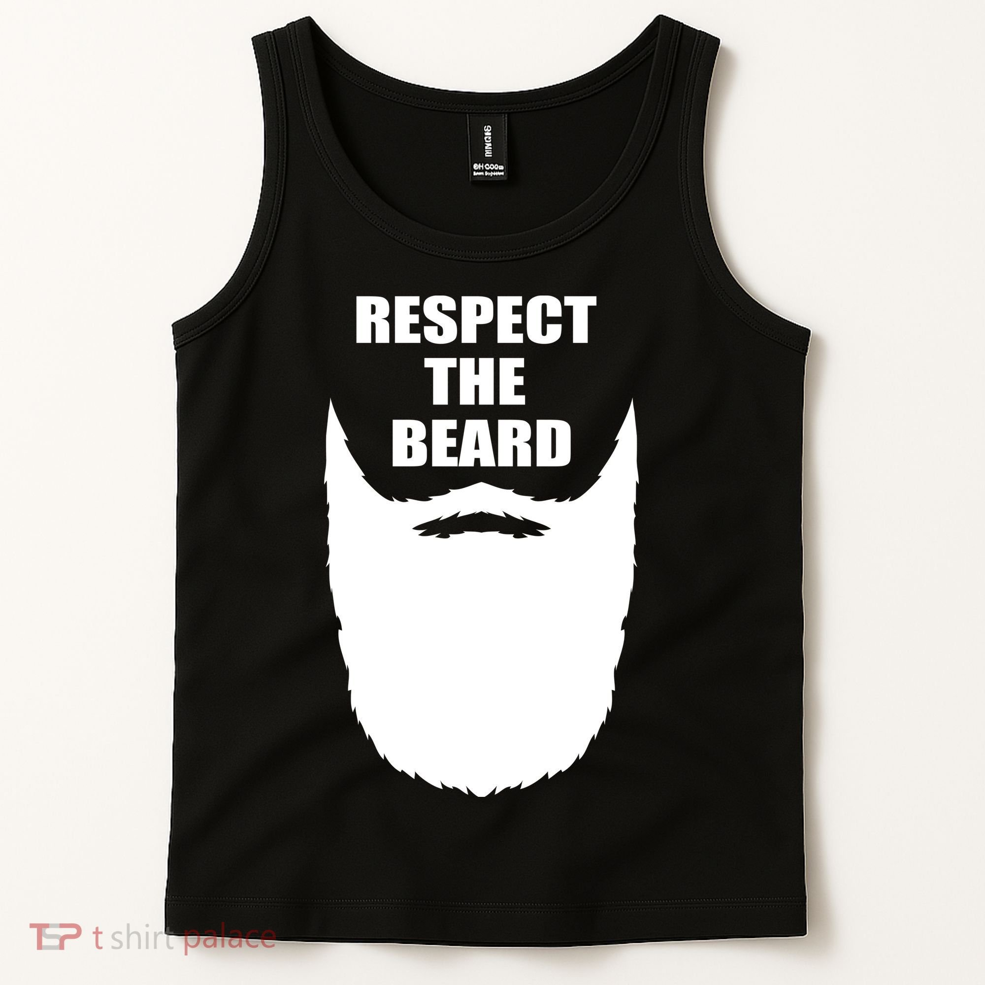 Respect The Beard Funny Bearded Tank Top