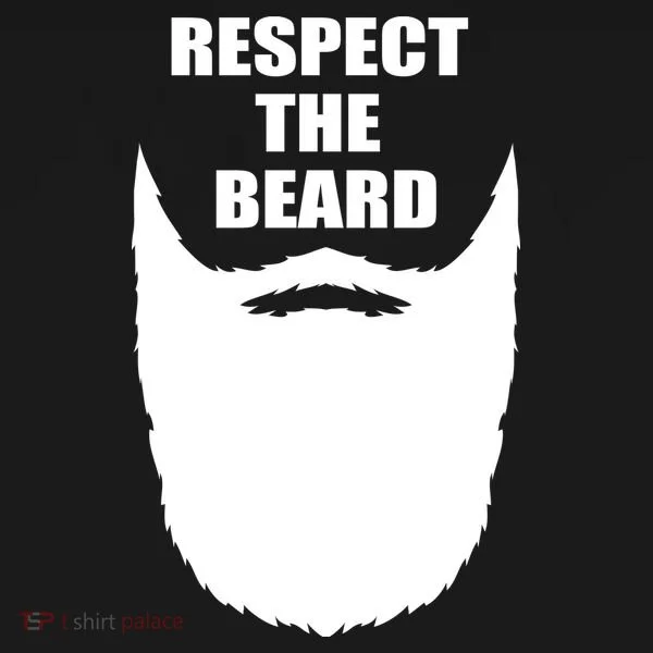 Respect The Beard Funny Bearded Toddler T-Shirt