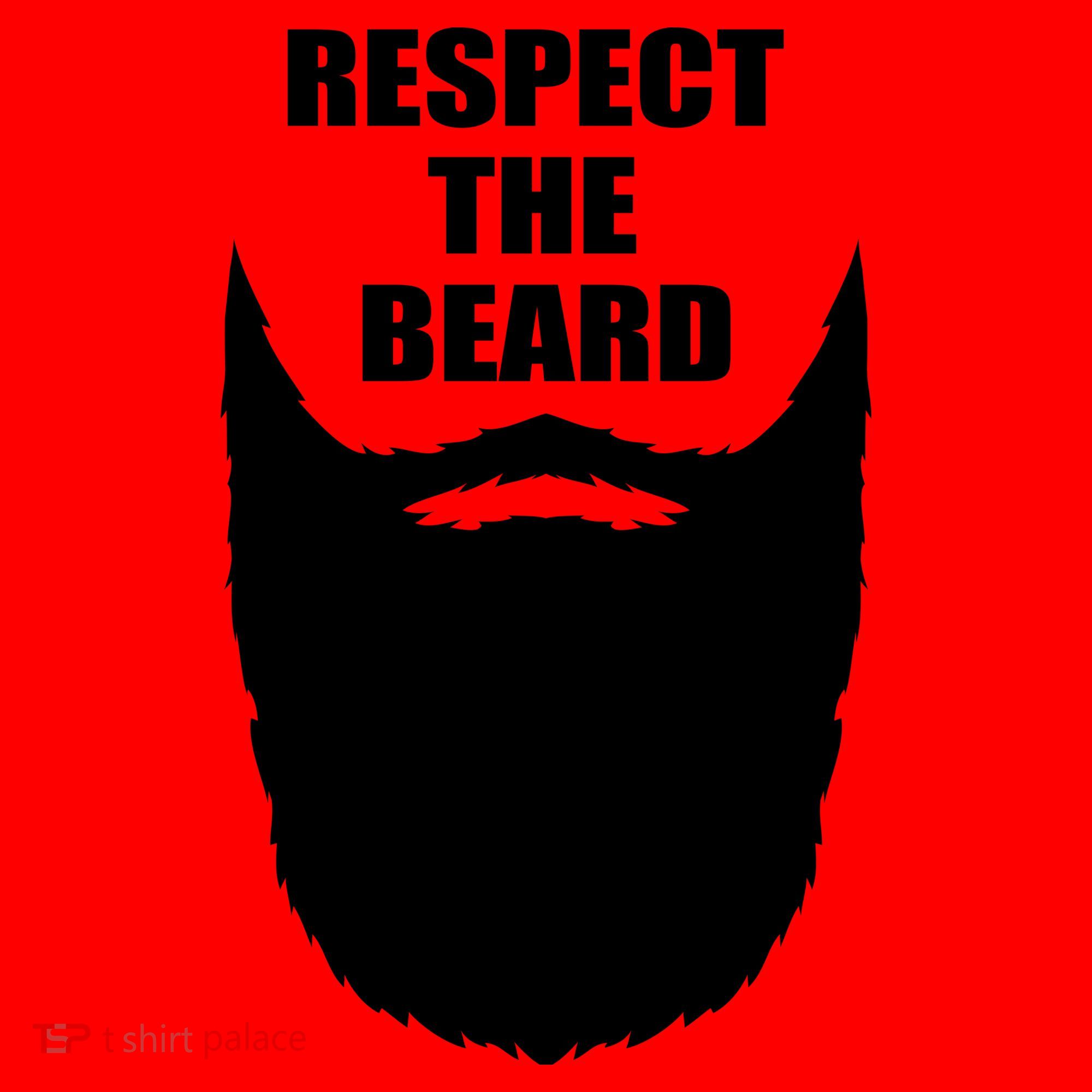 Respect The Beard Funny Bearded Santa Hat