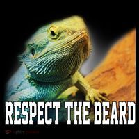 Respect The Beard Funny Bearded Dragon Doggie Tank thumb 4