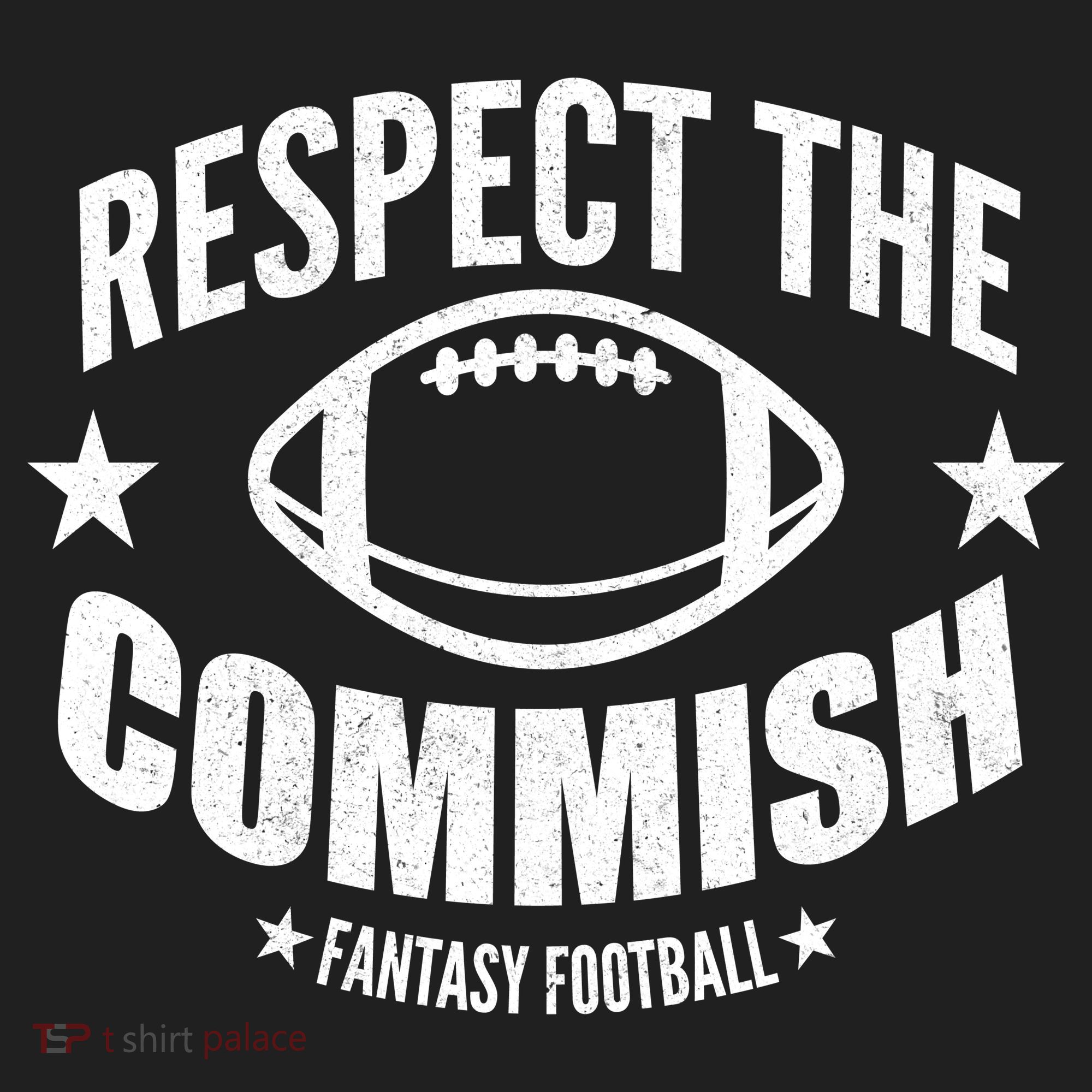 Respect The Commish Fantasy Football Tumbler
