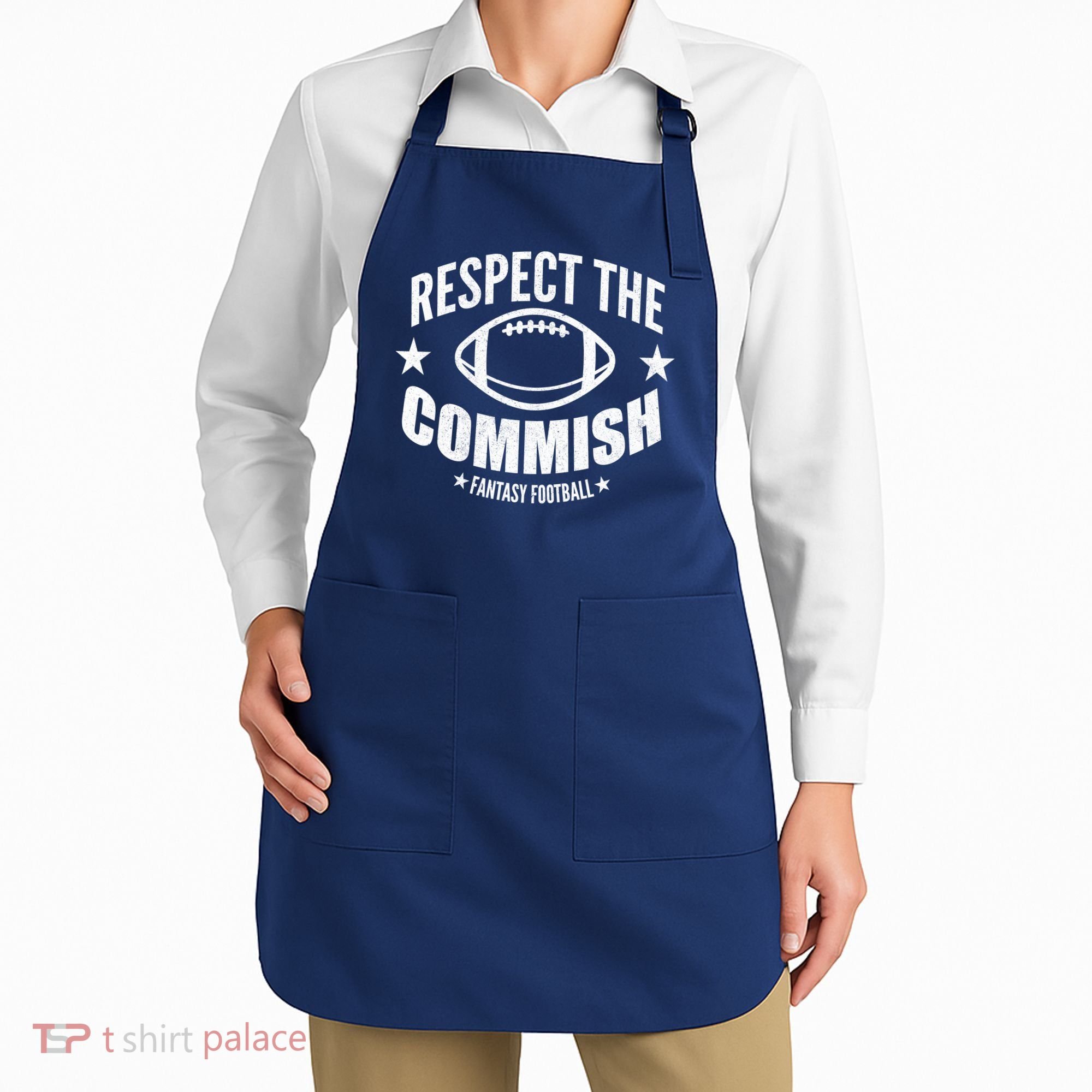 Respect The Commish Fantasy Football Apron