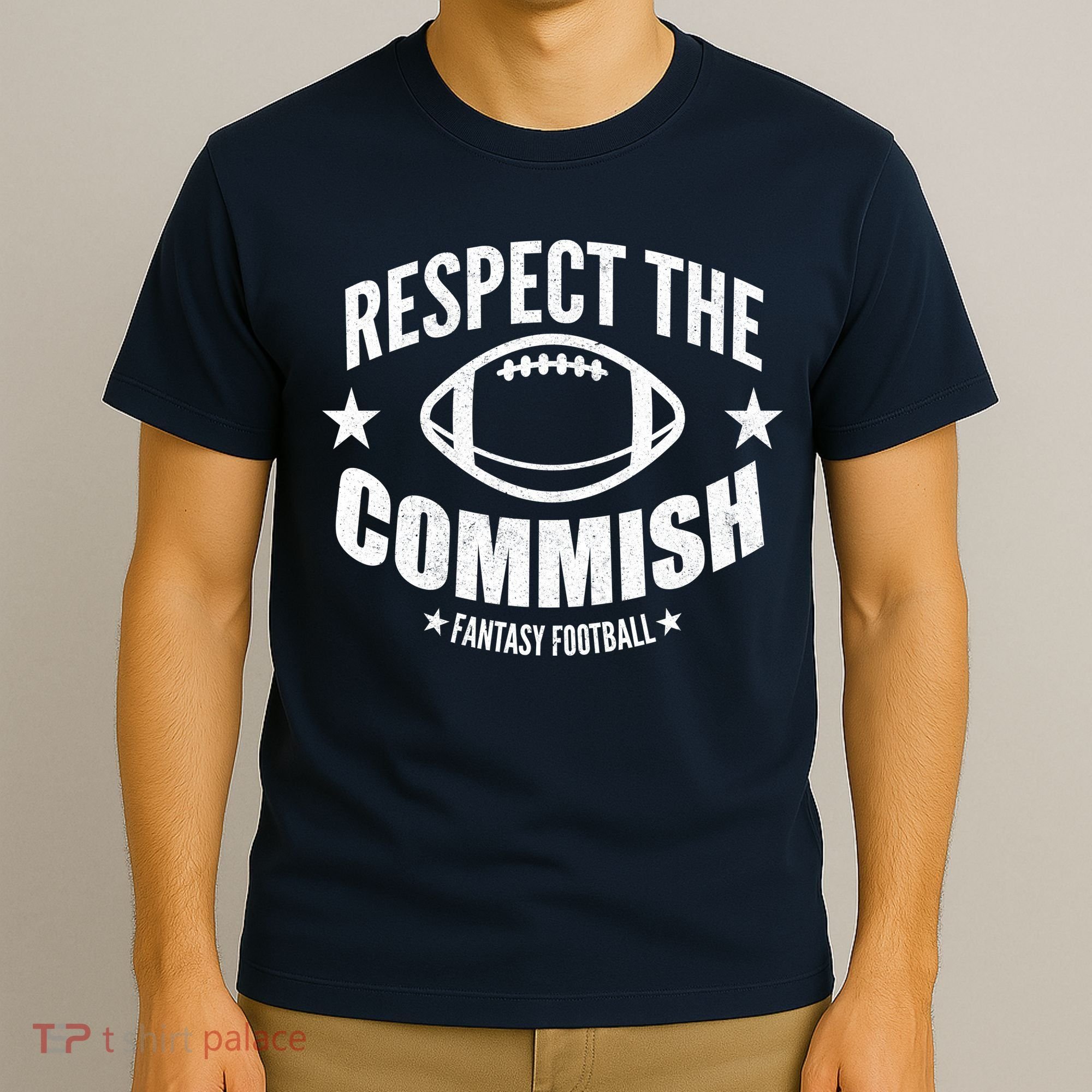 Respect The Commish Fantasy Football T-Shirt