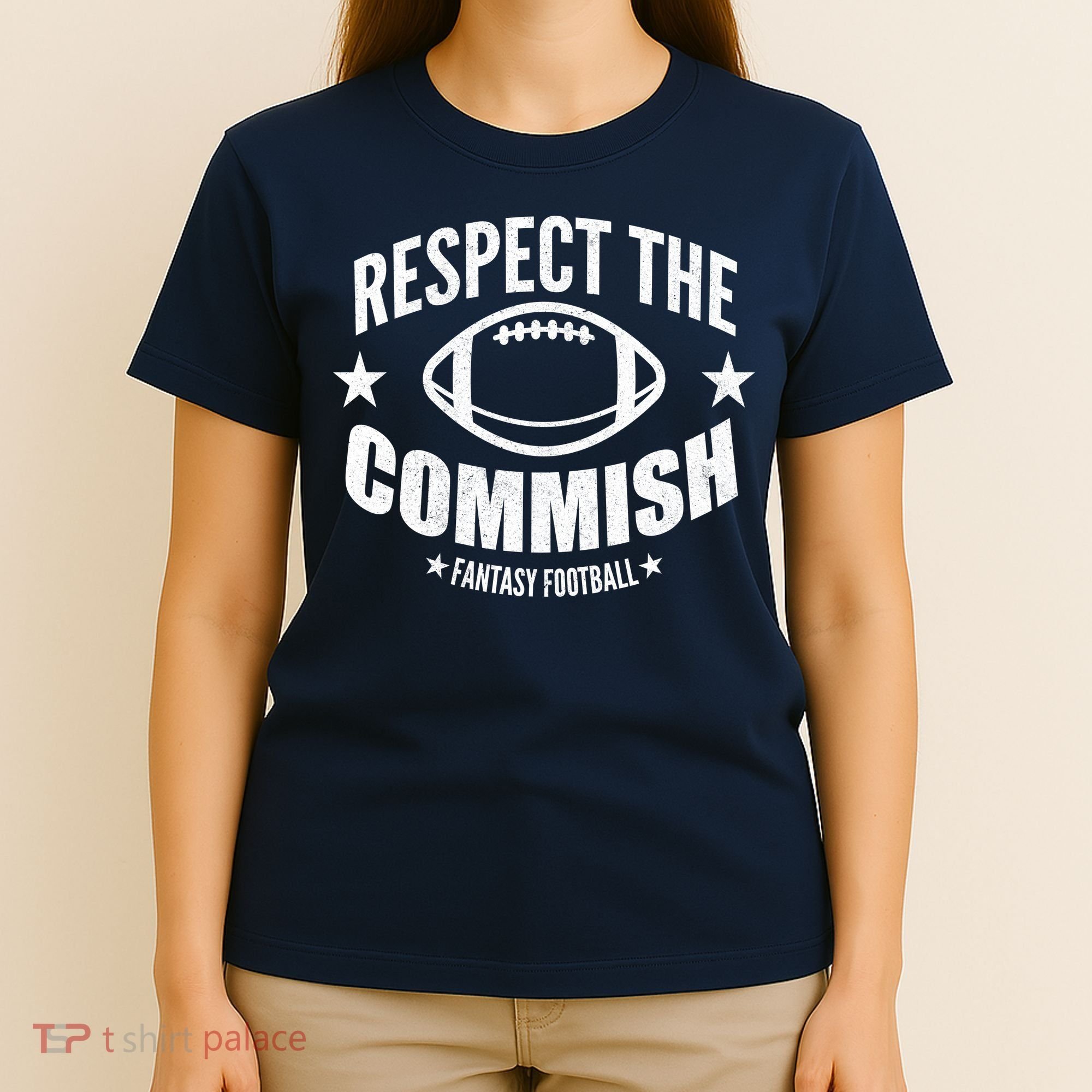 Respect The Commish Fantasy Football T-Shirt