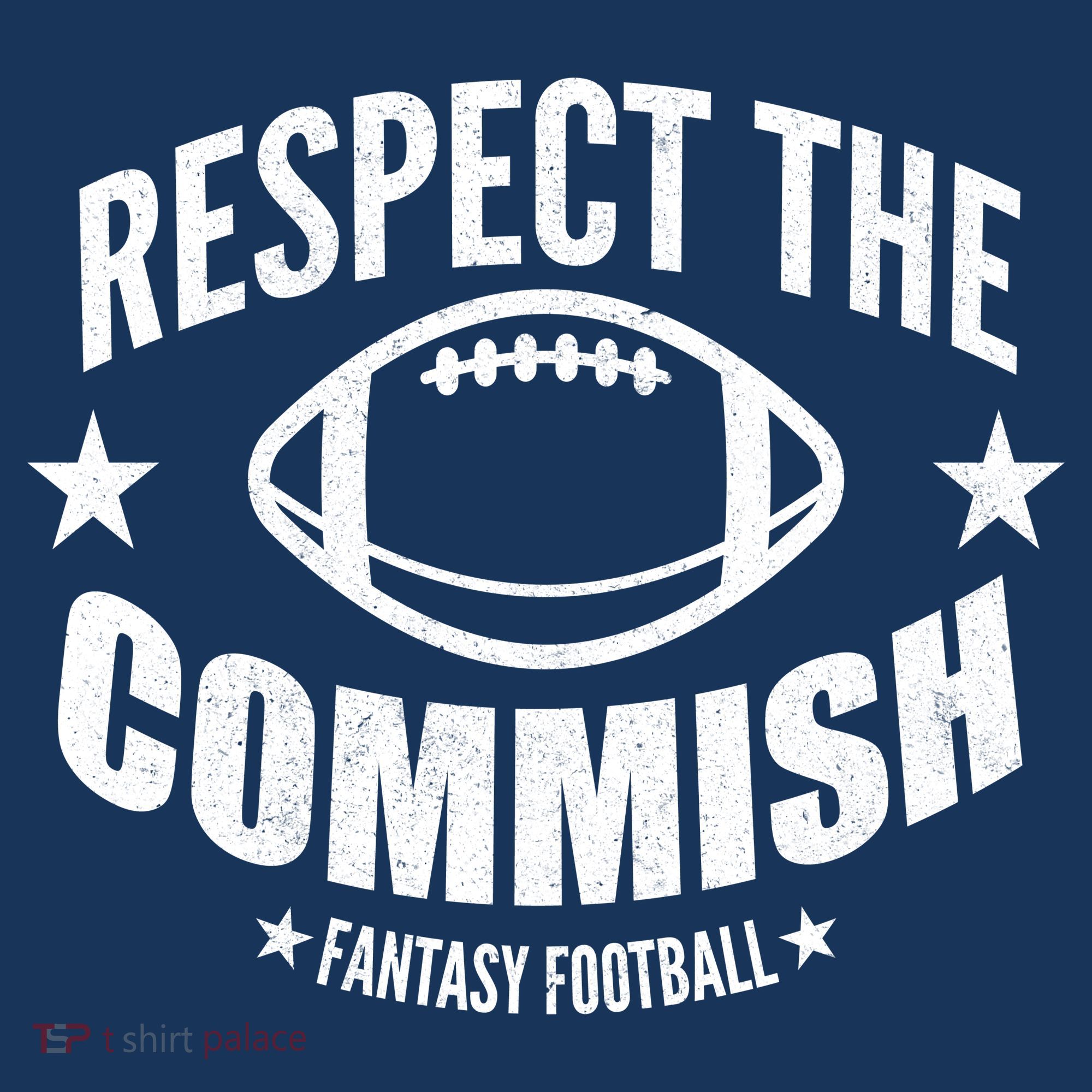 Respect The Commish Fantasy Football Women's Hoodie