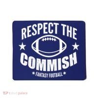 Respect The Commish Fantasy Football Mousepad thumb 0