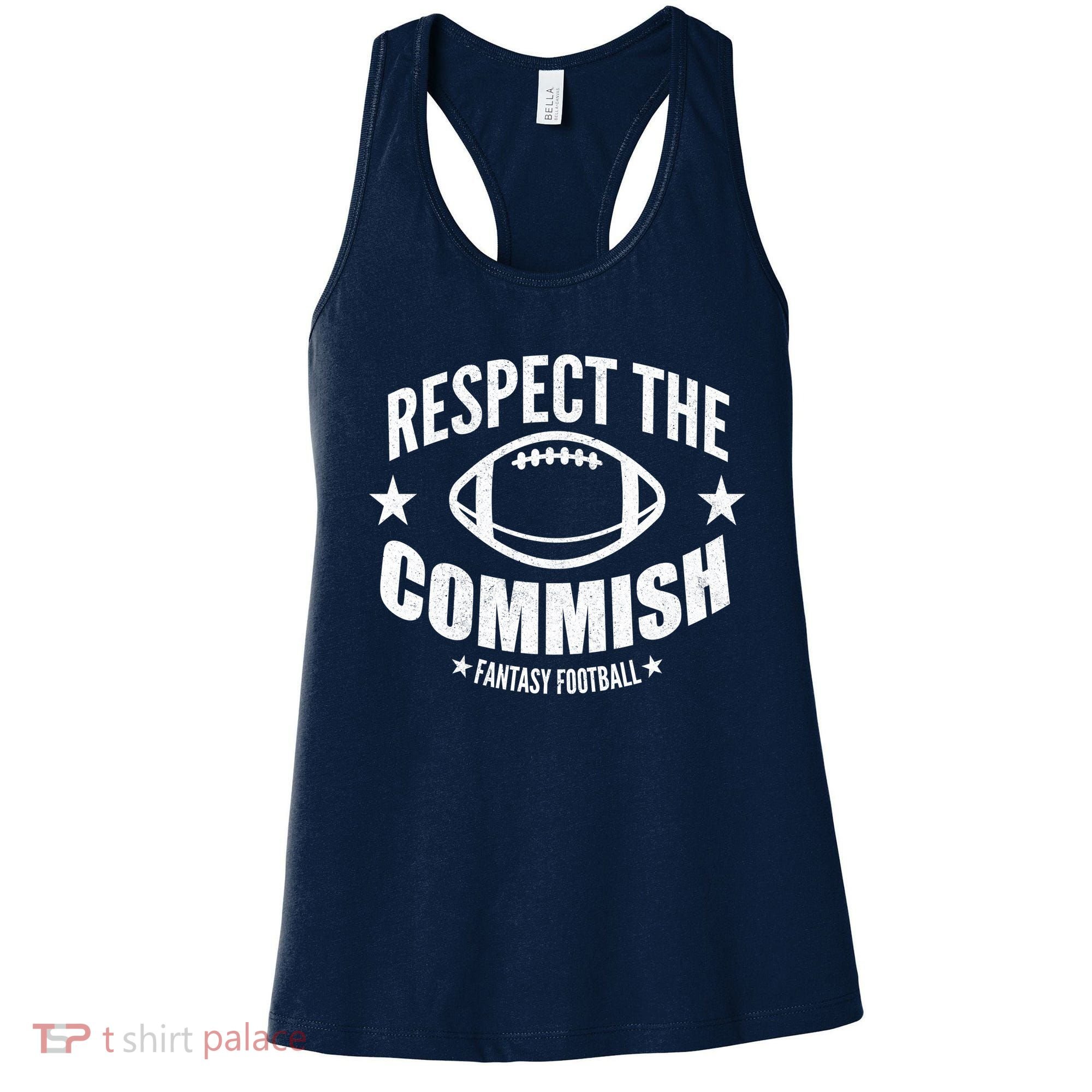 Respect The Commish Fantasy Football Women's Tank Top