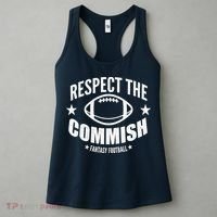 Respect The Commish Fantasy Football Women's Tank Top thumb 3