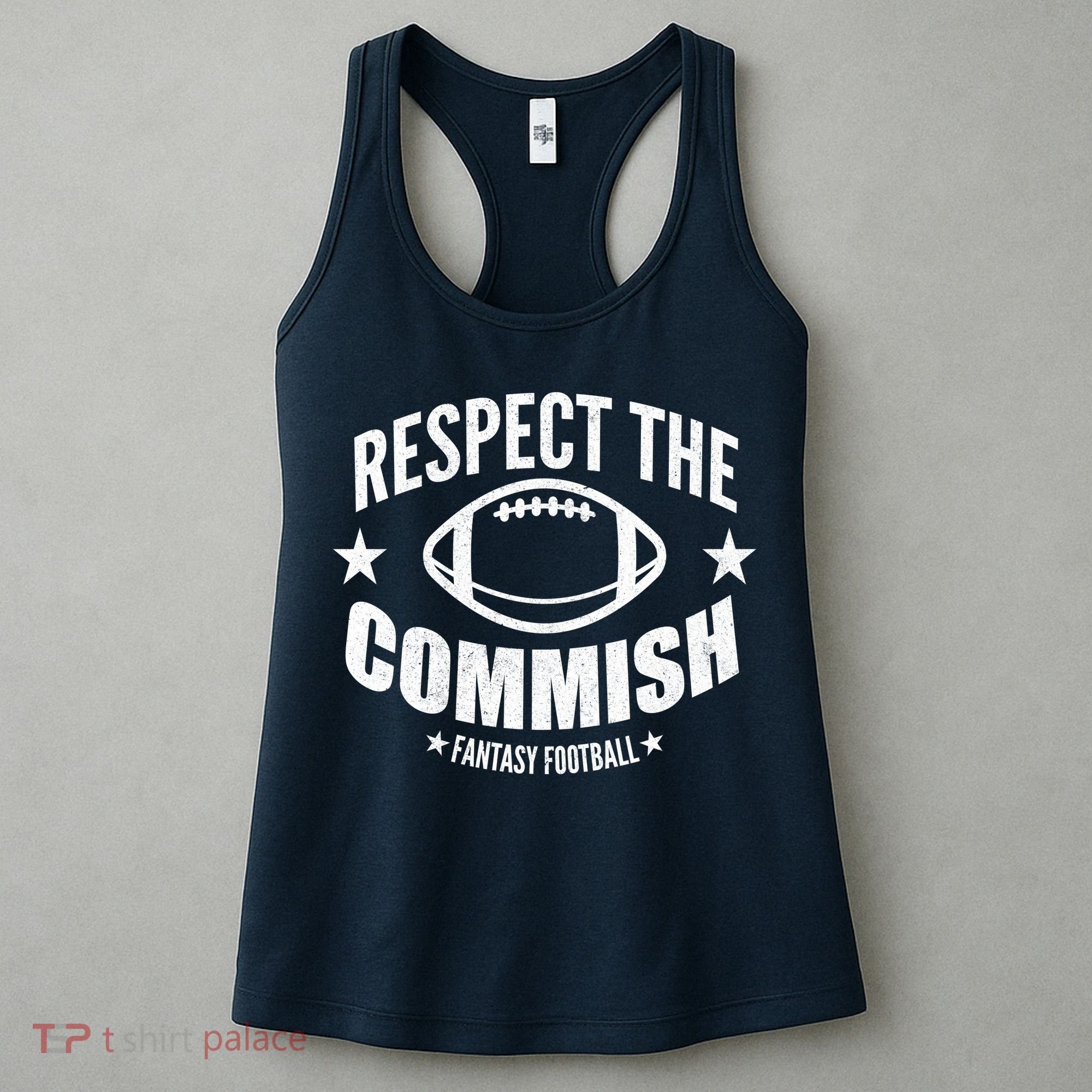 Respect The Commish Fantasy Football Women's Tank Top