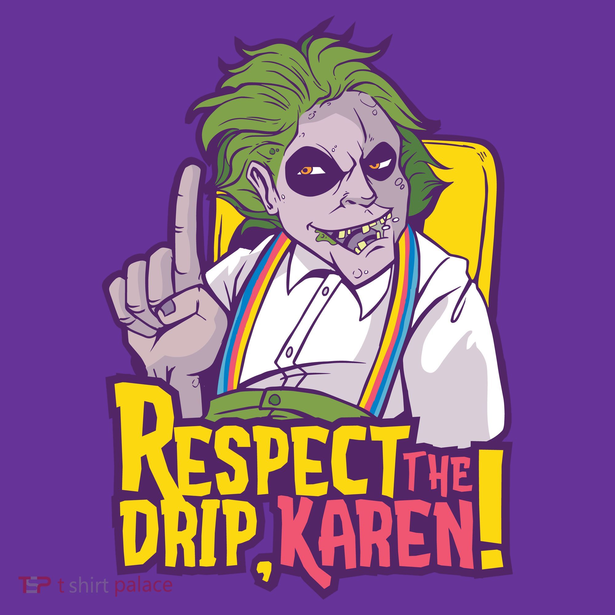Respect The Drip Karen Funny Button