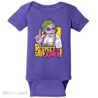 Respect The Drip Karen Funny Baby Bodysuit thumb 0