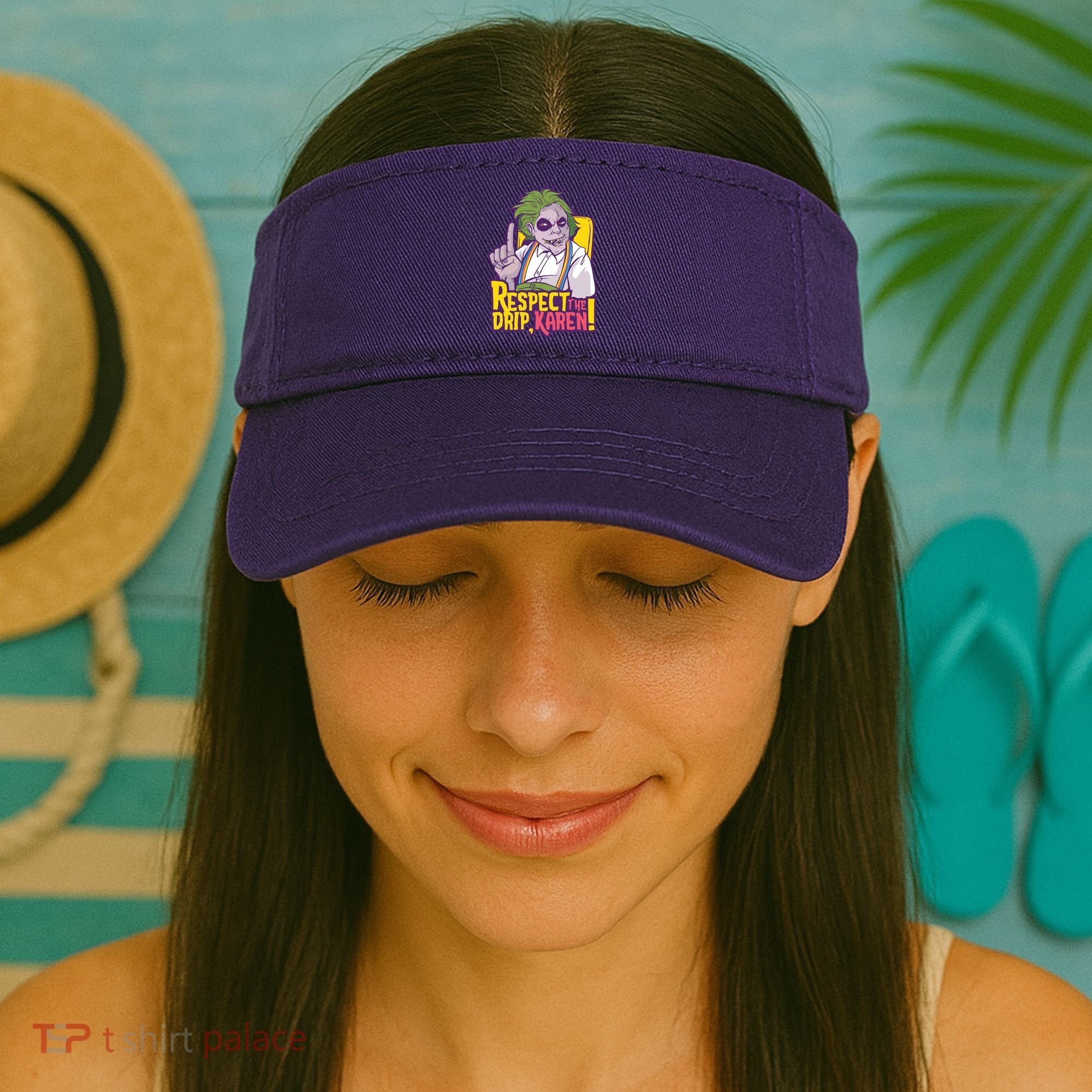 Respect The Drip Karen Funny Visor