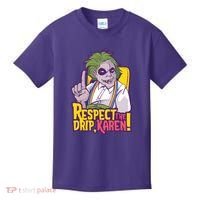 Respect The Drip Karen Funny Kids T-Shirt thumb 0