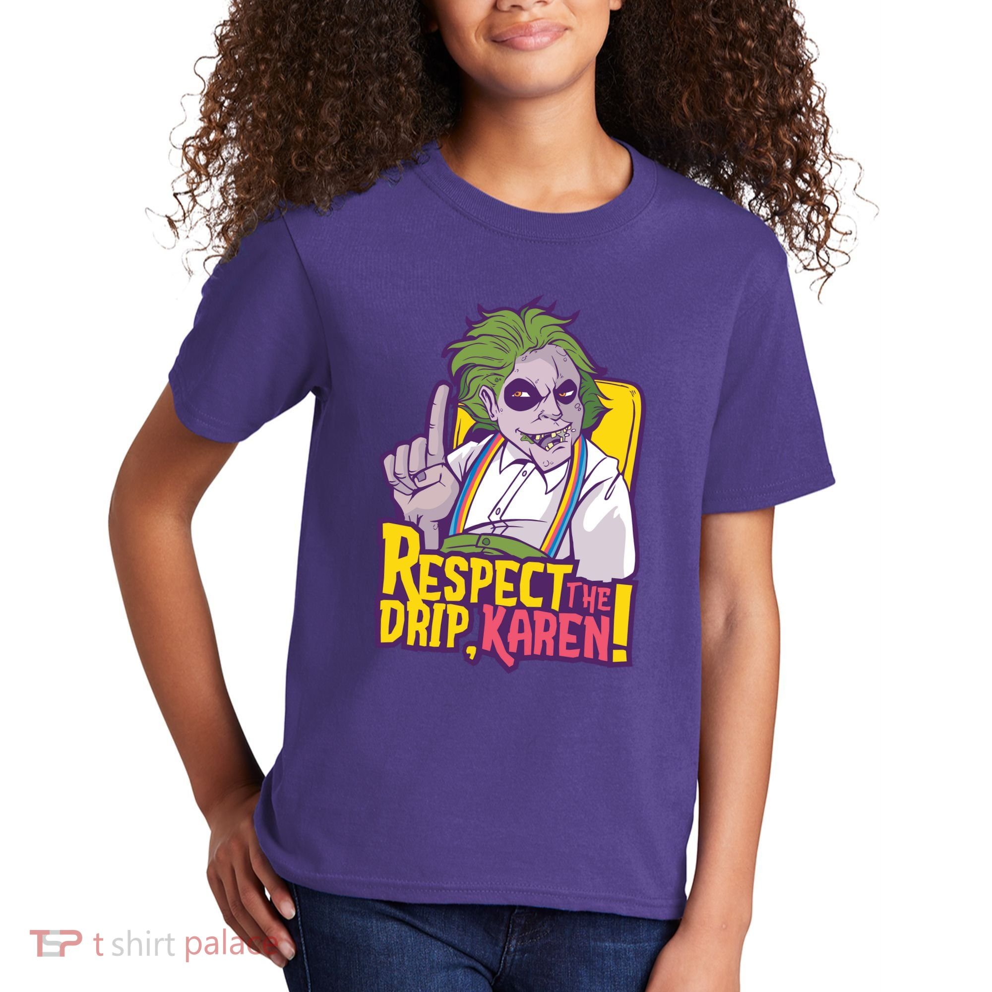 Respect The Drip Karen Funny Kids T-Shirt