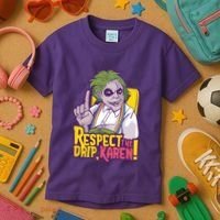 Respect The Drip Karen Funny Kids T-Shirt thumb 3