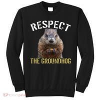 Respect The Groundhog Sweatshirt thumb 0
