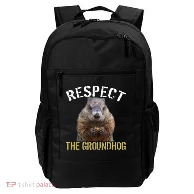 Respect The Groundhog Backpack