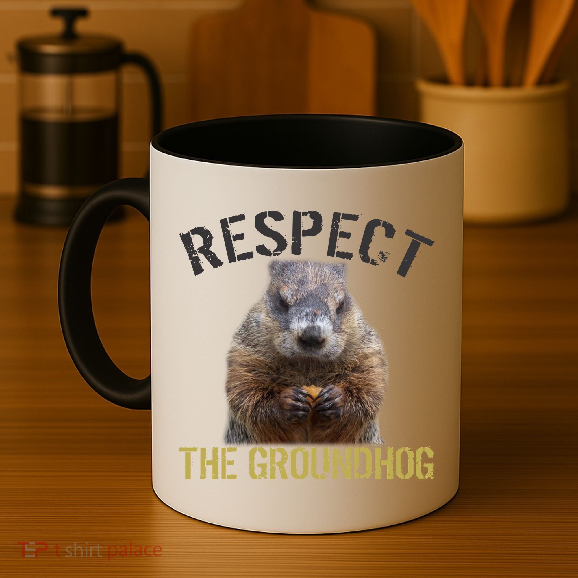 Respect The Groundhog Coffee Mug