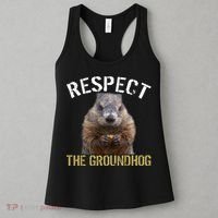 Respect The Groundhog Women's Tank Top thumb 3