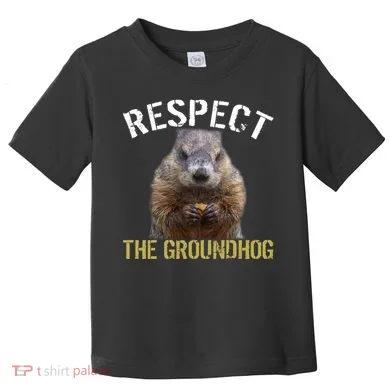 Respect The Groundhog Toddler T-Shirt