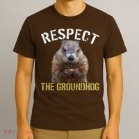 Respect The Groundhog T-Shirt thumb 3