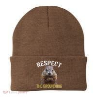 Respect The Groundhog Beanie thumb 0