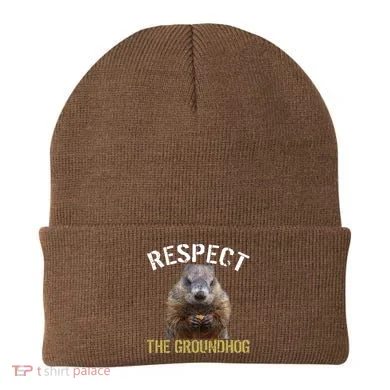 Respect The Groundhog Beanie