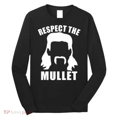 Respect The Mullet Long Sleeve Shirt