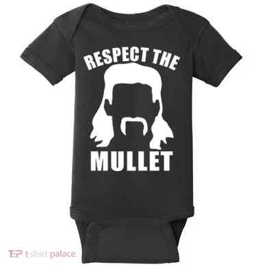 Respect The Mullet Baby Bodysuit