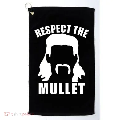 Respect The Mullet Golf Towel